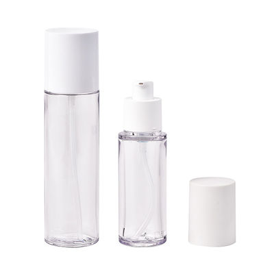 Tassel 50g 30ml 110ml 120ml 130ml Thick Wall Cosmetic Plastic Bottles with Treatment Pump and Jar