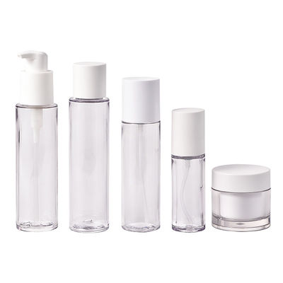 Tassel 50g 30ml 110ml 120ml 130ml Thick Wall Cosmetic Plastic Bottles with Treatment Pump and Jar