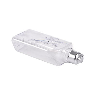 Tassel Unique Design 250ml Flower plastic shampoo bottles With Bell Shape Flip Top Cap