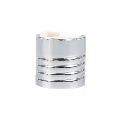 Tassel 24/410 Shiny Silver Aluminium Screw Cap Dispenser Shampoo Bottle Caps