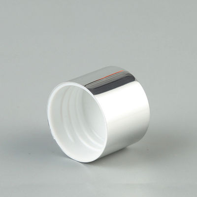 FDA REACH Certified 24/410 Shiny Silver Metal Bottle Caps With PE Liner