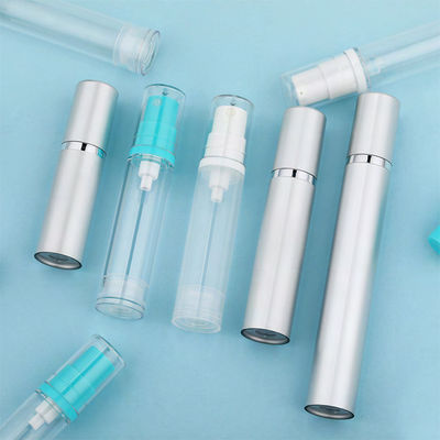 AS and PP Mini Airless Bottle 5ml 10ml 12ml 15ml for serum dispensing