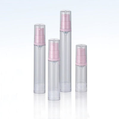 AS and PP Mini Airless Bottle 5ml 10ml 12ml 15ml for serum dispensing