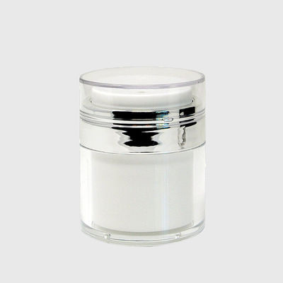 1.76oz 50g 50ml Airless Pump Cream Jar Bottle Containers Jar Empty With Press Top