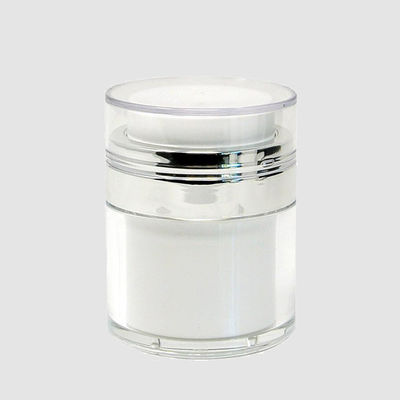 1.76oz 50g 50ml Airless Pump Cream Jar Bottle Containers Jar Empty With Press Top