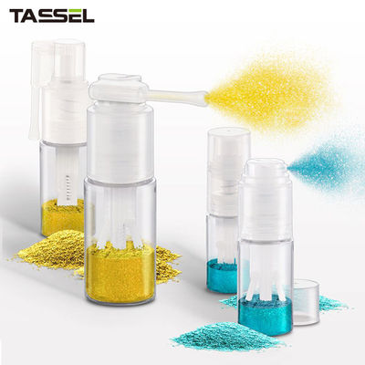 0.47oz 14ml Fine Mist Powder Spray Bottle Clear Cosmetic For Glitter Formulations Cosmetic