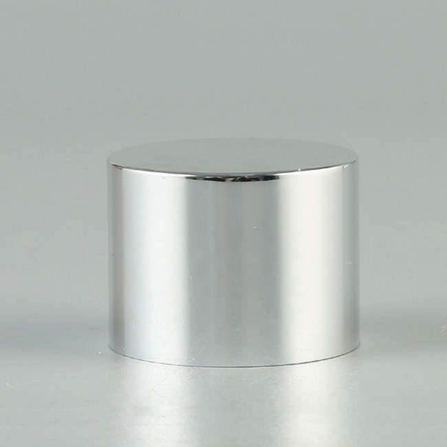 FDA REACH Certified 24/410 Shiny Silver Metal Bottle Caps With PE Liner
