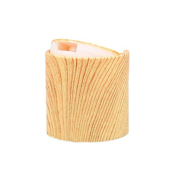 Wood Disc Top Cap 24mm 410 Milk Water Polypropylene Bottle Caps Lids