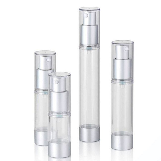 Cosmetic Bottle Airless 10ml 15ml 20ml 30ml For Travel Emulsion