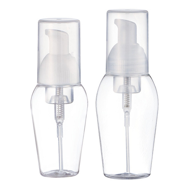 Empty Foam Dispenser Bottle 50ml 80ml 1.69oz With 28mm Foam Pump Cap